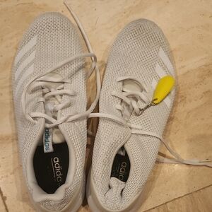 Adidas Mesh White Running Shoes